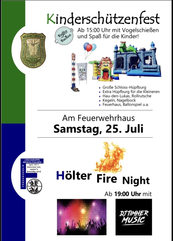 Kinderschützenfest & HölterFireNight